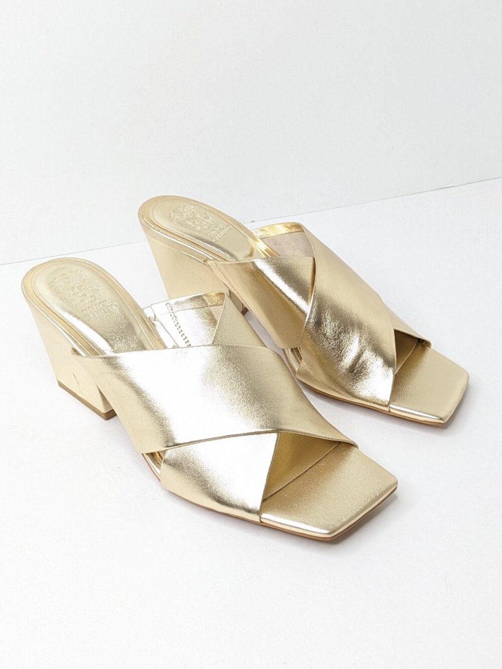 Vince Camuto Kespa Dress Sandals Egyptian Gold Womens 9.5